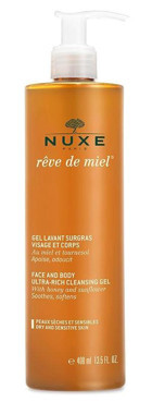 Nuxe Gel Lavant Surgas Visage Et Corps Ayçiçeği-Bal Duş Jeli 400 ml