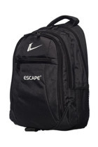 Escape 307 Su Geçirmez 4 Gözlü Siyah Lise Unisex Sırt Çantası