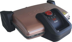 Arnica GH26124 Ayvalık 6 Dilim Granit Çıkartılabilir Plaka Rose Gold Izgaralı Tost Makinesi