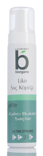Biorganic Ultra Strong Kıvırcık Saçlar İçin Şekillendirici Hacim Veren Saç Köpüğü 300 ml