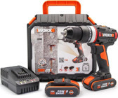 Worx WX-JCR 20 V 250 W Darbeli Akülü Çift Akülü Şarjlı Matkap