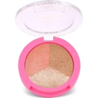 Golden Rose Miss Beauty Glow Baked Trıo Işıltılı Baked Toz Allık Paleti