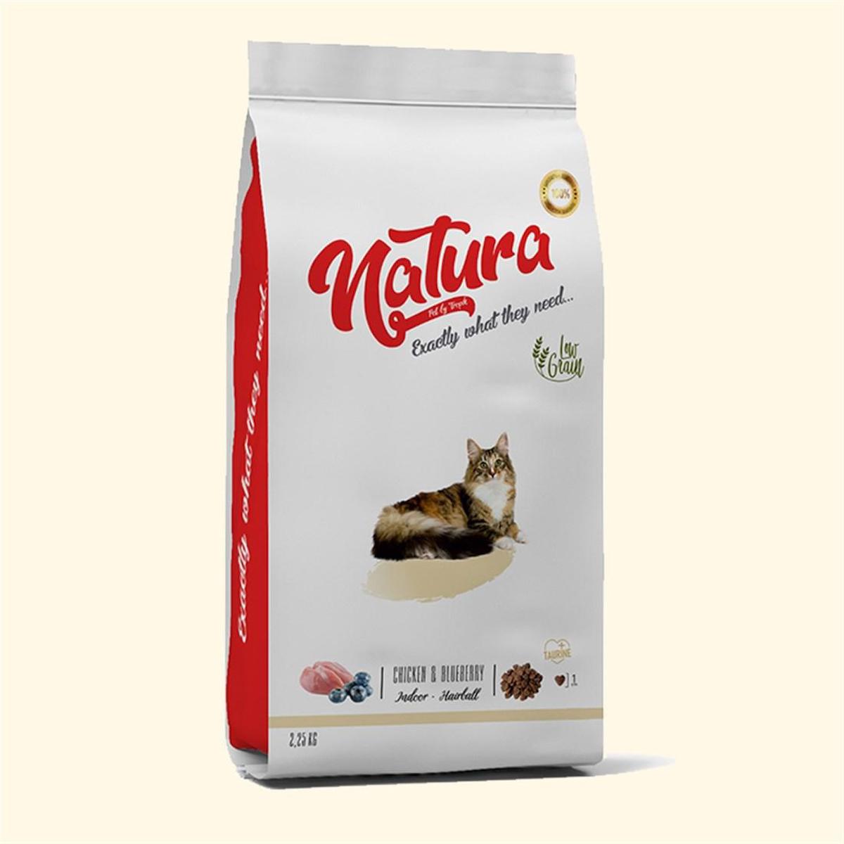 Natura Tavuk Kısırlaştırılmış Tahıllı Yetişkin Kuru Kedi Maması 2.25 kg