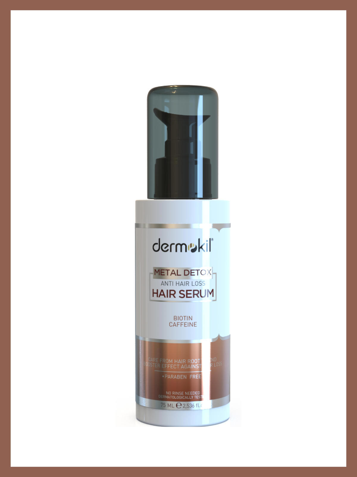 Dermokil Metal Detox Biotin&Caffeine Dökülme Karşıtı Saç Serumu 75 ml