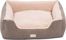 Pet Comfort Echo Yıkanabilir Büyük Irk İç Mekan Köpek Yatağı Açık Kahve-Bej