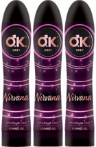 Okey Nirvana Su Bazlı Kayganlaştırıcı Jel 3x100 ml