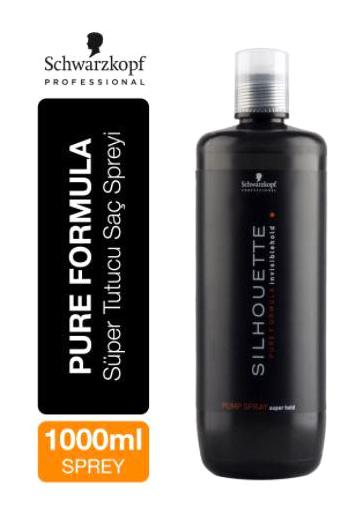 Schwarzkopf Silhouette Gazsız Parlaklık Veren Ekstra Güçlü Saç Spreyi 1 lt
