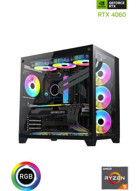 Güneysu Gaming Ggwp-4 Harici GeForce RTX 4060 AMD Ryzen 5 5600 16 GB Ram 1 TB SSD Tower FreeDos Masaüstü Oyuncu Bilgisayarı