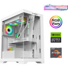 Xaser XSR811 Harici GeForce RTX 3060 AMD Ryzen 5 5600 16 GB Ram 512 GB SSD Tower FreeDos Masaüstü Oyuncu Bilgisayarı