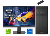 Asus S500TE-I7161TBB0D E1S500TE-I7161TBB0D54 Harici GeForce GT 1030 Intel Core i7 13700 32 GB Ram 2 TB SSD Tower Windows 11 Pro 23.8 inç Monitörlü Masaüstü Oyuncu Bilgisayarı + Zetta Flash Bellek