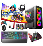 Turbox TX5108 Harici Radeon RX 580 Intel Core i7 6700 16 GB Ram GDDR5 512 GB SSD Tower FreeDos 23.6 inç Monitörlü Masaüstü Oyuncu Bilgisayarı