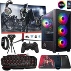 Turbox TX1187 Harici GeForce GTX 1050 Tİ Intel Core i5 4440 16 GB Ram 1 TB HDD + 256 GB SSD Tower FreeDos 23.6 inç Monitörlü Masaüstü Oyuncu Bilgisayarı