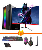 Ramtech Gaming RG505-026 Harici GeForce GT 730 AMD Ryzen 5 5500 32 GB Ram 256 GB SSD Tower FreeDos 23.6 inç Monitörlü Masaüstü Oyuncu Bilgisayarı