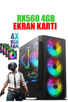 Dmc N35X Harici Radeon RX 560 Intel Core i5 2400 16 GB Ram GDDR5 256 GB SSD Tower FreeDos Masaüstü Oyuncu Bilgisayarı