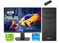 Asus Expertcenter H1S500TE-5135000020W40 Harici GeForce GT 1030 Intel Core i5 13500 64 GB Ram 4 TB SSD Tower Windows 11 Home 27 inç Monitörlü Masaüstü Oyuncu Bilgisayarı + Zetta Flash Bellek