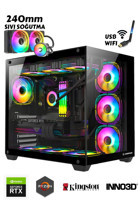 Zeiron Corvus X10 Harici GeForce RTX 3050 AMD Ryzen 5 5600 32 GB Ram 1 TB SSD Tower FreeDos Masaüstü Oyuncu Bilgisayarı