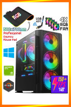 Zeiron Robo K17 Harici GeForce GTX 1050 Tİ AMD Ryzen 5 3600 32 GB Ram 1 TB HDD + 512 GB SSD Tower FreeDos Masaüstü Oyuncu Bilgisayarı