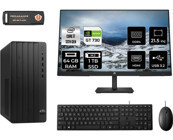 Hp Pro 290 G9 8T2X2ESMNT2348 Harici GeForce GT 730 Intel Core i7 13700 64 GB Ram 1 TB SSD Tower FreeDos 21.5 inç Monitörlü Masaüstü Oyuncu Bilgisayarı + PER4 BELLEK