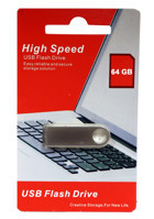 Oem USB 2.0 Usb Type-A 64 GB Flash Bellek Gümüş