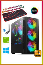 Zeiron Faster X40 Harici GeForce GTX 1660 Super Intel Core i5 12400F 16 GB Ram 512 GB SSD Tower FreeDos Masaüstü Oyuncu Bilgisayarı