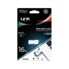 Linktech P416 Şifreli Çift Taraflı USB 2.0 Usb Type-C 16 GB Flash Bellek Gri