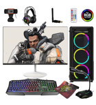 Zeiron AMX20 Harici Radeon RX 550 AMD Ryzen 5 3600 8 GB Ram 240 GB + 1 TB SSD Tower FreeDos 23.8 inç Monitörlü Masaüstü Oyuncu Bilgisayarı