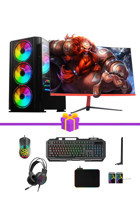Ramtech Trend TK105 Harici Radeon RX 580 Intel Core i3 12100F 16 GB Ram 500 GB HDD + 240 GB SSD Tower FreeDos 23.6 inç Monitörlü Masaüstü Oyuncu Bilgisayarı