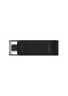 Kingston Data Traveler DT70 USB 3.2 Usb Type-C 128 GB Flash Bellek Siyah