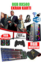 Dmc N178X Harici Radeon RX 580 Intel Core i5 9400F 16 GB Ram 500 GB HDD + 256 GB SSD Tower FreeDos 24 inç Monitörlü Masaüstü Oyuncu Bilgisayarı