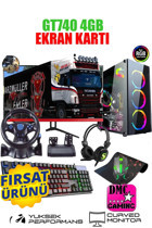 Dmc N245 Harici GeForce GT 740 Intel Core i5 3470 16 GB Ram 500 GB HDD + 256 GB SSD Tower FreeDos 23.8 inç Monitörlü Masaüstü Oyuncu Bilgisayarı