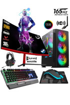 Zeiron SP47 Harici GeForce GTX 1050 Tİ Intel Core i5 10400F 8 GB Ram 1 TB SSD Tower FreeDos 23.8 inç Monitörlü Masaüstü Oyuncu Bilgisayarı