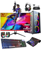 Zeiron Apache X5 Harici GeForce GT 730 Intel Core i5 3470 8 GB Ram 320 GB HDD + 128 GB SSD Tower FreeDos 24 inç Monitörlü Masaüstü Oyuncu Bilgisayarı