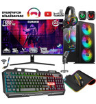 Zeiron NRX50 Harici Radeon RX 580 Intel Core i5 12400F 16 GB Ram 512 GB SSD Tower FreeDos 27 inç Monitörlü Masaüstü Oyuncu Bilgisayarı