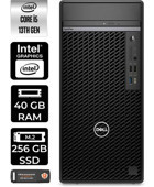 Dell Optiplex 7010MT N010O7010MTUP336 Dahili Intel UHD Graphics 770 Intel Core i5 13500 40 GB Ram 256 GB SSD Tower FreeDos Masaüstü Bilgisayar + PER4 BELLEK