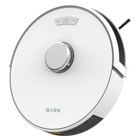 S-link C45 Max 2700 Haritalı Çöp İstasyonlu Moplu Çift Fırçalı Hepa Filtreli Islak Kuru 2000 Pa Beyaz Robot Süpürge