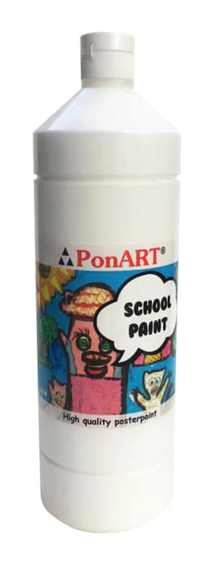 Ponart School Beyaz 250 ml Guaj Boya