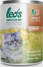 Leos Somonlu Yaş Kedi Maması 6x400 gr