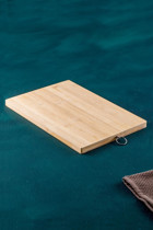 Acar Acr-015 Bambu Orta Kahverengi Tekli Kesme Tahtası