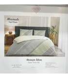 Özdilek Minimale 4 Mevsim 200x220 cm Çarşaflı Çift Kişilik Nevresim Takımı Yeşil