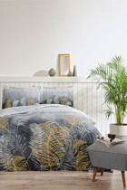 Özdilek Golden Palm 4 Mevsim 220x240 cm Çarşaflı Çift Kişilik Nevresim Takımı Çok Renkli