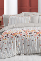 Sarev Catalina Mood Comfort 4 Mevsim 200x220 cm Çarşaflı Çift Kişilik Nevresim Takımı Çok Renkli