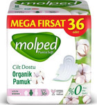 Molped Pure & Soft Organik 36'lı Hijyenik Ped 24 Adet