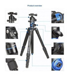 Benro GA169TB1 3 Kademeli Video Head Tripod