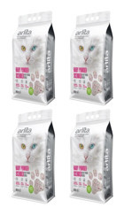 Arlita Baby Powder Topaklanan İnce Taneli Aktif Karbonlu Bentonit Kedi Kumu 4x10 lt