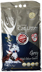 Van Cat Grey İnce Taneli Aktif Karbonlu Bentonit Kedi Kumu 10 lt