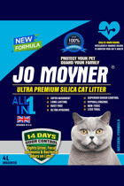 Jo Moyner Premium Topaklanan İnce Taneli Silika Kedi Kumu 4 lt