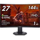 Dell S2721HGFA 144 Hz 1 ms 27 inç FHD Curved VA HDMI Freesync G-Sync 1920x1080 px LED Monitör
