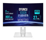 Warp WRP27-165-W 165 Hz 1 ms 27 inç FHD Curved VA HDMI Freesync G-Sync 1920x1080 px LED Monitör