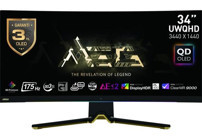 MSI MEG 342C 75 Hz 0.03 ms 34 inç WQHD Curved IPS HDMI Freesync 2560x1440 px OLED Monitör