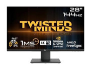 Twisted Minds TM28EUI 144 Hz 1 ms 28 inç 4K UHD Flat IPS Hoparlörlü HDMI Freesync G-Sync 3840x2160 px LED Monitör